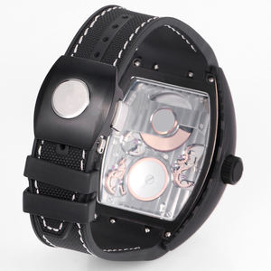 นาฬิกาคาร์บอนไฟเบอร์ Tourbillon, หรูหรากลไกสำรองพลังงาน4วัน - Product Image 4