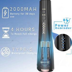 Commercio all'ingrosso nuovo Design 3 In 1 intelligente portatile acustico <span class=keywords><strong>spazzolino</strong></span> <span class=keywords><strong>elettrico</strong></span> <span class=keywords><strong>idropulsore</strong></span> con sostituzione della testina dello <span class=keywords><strong>spazzolino</strong></span> da denti - Product Image 5