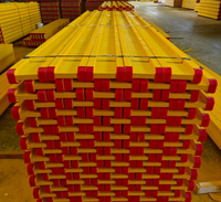 Poutre en H de 40 mm de hauteur de cordon H20 pour la construction de ponts en bois H20, échafaudage, certifiée EN 13377, certifiée FSC, longueur personnalisable