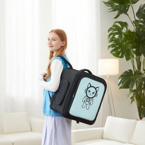 Cat <b>Carrier</b> Backpack Large Capacity Outdoor <b>Pet</b> Travel Portable Trolley Case For Cats And Dogs With Wheels Baigou - Product Image 2
