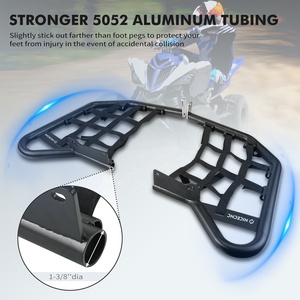 Estriberas Negras de Aluminio 5052 con Red NiceCNC para Yamaha <span class=keywords><strong>Raptor</strong></span> 700R YFM700R 2009-2013 15-24 <span class=keywords><strong>700</strong></span> YFM700 2015-2023 2024 2026 - Product Image 3