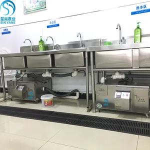 Trampa de grasa para cocina, trampa de grasa para Hotel, 50 SUS 304, equipo de cocina, separador de agua y aceite, acero inoxidable para restaurante