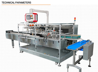 Machine d'emballage automatique de boîtes en carton pour la viande congelée, machine de cartonnage