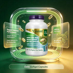 Gélules de soutien sportif à base d'Herbe de chèvre cornée 800mg, 90 pièces, pour la performance sportive, marque privée, OEM, vente en gros pour hommes actifs - Product Image 5