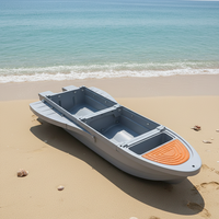 Bateau de pêche pliable léger en PE Yak Outdoors, bateau rigide de sport, yacht, embarcation montée sur véhicule avec fonctions de dérive