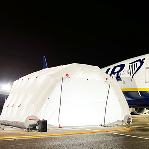 Inflatable máy bay bảo trì nơi trú ẩn nước bằng chứng kín Lều thể thao triển lãm lưu trữ lớn Inflatable máy bay hangar - Product Image 6