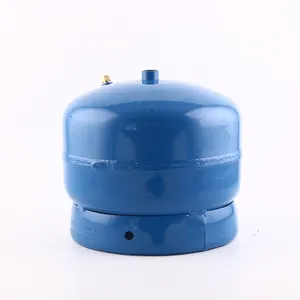 Double bouteille de gaz filetée orange bleue Offre Spéciale de la bouche 18bar 1.2L 0.5kg Lpg pour la cuisson