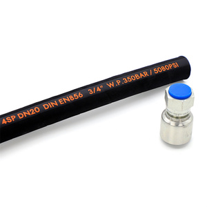 צינור הידראולי מגומי עם סליל פלדת אל-חלד בלחץ גבוה <span class=keywords><strong>SAE</strong></span> <span class=keywords><strong>100R13</strong></span> R12 DIN EN 856 4SH 4SP - Product Image 6