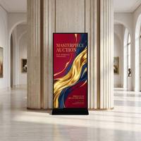 Kios Digital Signage Layar Penuh Profesional 55 65 75 85 98 Inci Panel Layar Sentuh LCD untuk Iklan Layanan Mandiri Dalam Ruangan