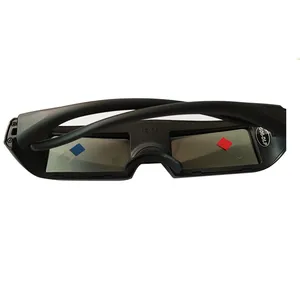 Fabrika kaynağı yüksek kalite özel logo deklanşör gözlük aktif 3D gözlük dlp-link projektör için