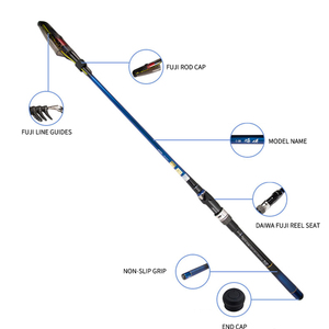 Canne à pêche télescopique Shimano Kotsugi Kaikyo de haute qualité, durable, légère, sensible et portable pour la pêche en eau salée depuis un quai. - Product Image 2