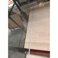 Kit complet d'escalier moderne en acier et bois avec balustrade en verre trempé pour villa résidentielle
