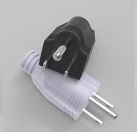 US American 3 broches Nema 5-15P AC électrique prise mâle adaptateur adaptateur fil recâblable rallonge connecteur