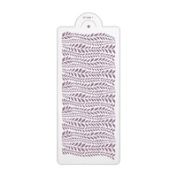 Moule à poudre pour dentelle de gâteau, outil de pâtisserie DIY, tamis à poudre pour bordures, pochoir de gravure ajouré, ustensile en PET, motif floral