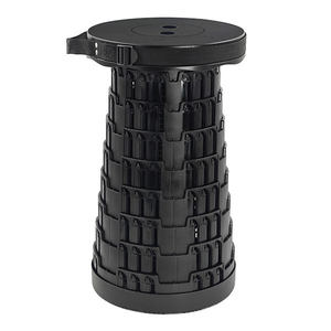 Sgabello Pieghevole Portatile in Plastica Leggera e Sedia Telescopica per Code in Metropolitana, Campeggio, Pesca e Viaggi - Product Image 4