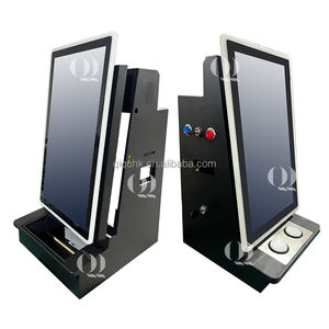 QIQU Machine de jeu de compétences de luxe durable la mieux notée 21.5 pouces armoire écran tactile en métal en bois haute définition - Product Image 1