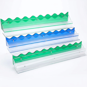 Juego de 4 Soportes Magnéticos Plegables de Acrílico de Lujo para Fichas de Mahjong con Patas Plegables y Empujador para Organizar las Fichas - Product Image 1