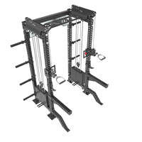 Oferta Especial: Rack Multifuncional para Crossfit con Polea de Tracción y Cable Crossover