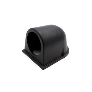 Abs <b>Plastic</b> Car Instrument Panel Mount <b>Bracket</b> 52mm Single Hole Black Air Vent Holder Easy Install - Product Image 1