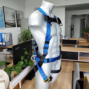 CGLX高品質安全帯5点式ポリエステル全身安全帯ベルト、ダブルランヤード付き安全帯 - Product Image 4