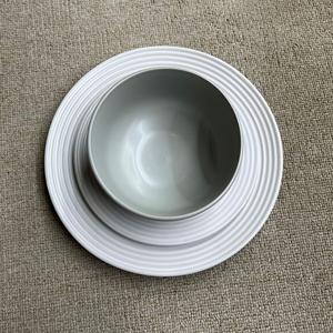 TAOHUI Housewares Ensemble de vaisselle en grès <span class=keywords><strong>3</strong></span> pièces de la collection <span class=keywords><strong>Lime</strong></span> White - Product Image 5
