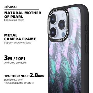 Coques de téléphone en TPU mat avec protection contre les chutes 3M, dégradé rose nacré, pour iPhone 16 15 14 13 Pro Max - Product Image 2