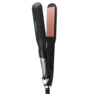 Professional Hairdressing Electronic Temperature Control Hair Straightener Private Label Hair Straightening Irons