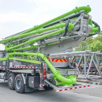 Camion pompe à béton Zoomlion Shandeka diesel 43 mètres, 180 m³/h de production de béton, moteur intégré, entièrement hydraulique, 40 m, 46 000 kg, garantie 1 an