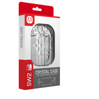 Étui de protection transparent pour console de jeu Switch 2, coque fine en PC cristallin avec protection en cristal