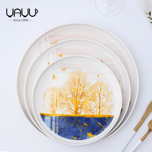 FENN gros décalcomanie plaine hôtel dîner <span class=keywords><strong>porcelaine</strong></span> plaque <span class=keywords><strong>de</strong></span> cuisson en céramique dîner plats servant <span class=keywords><strong>de</strong></span> la <span class=keywords><strong>vaisselle</strong></span> <span class=keywords><strong>de</strong></span> <span class=keywords><strong>Noël</strong></span> pour la maison - Product Image 2