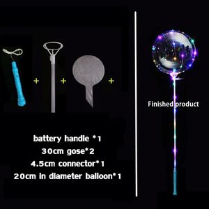 Ready to Ship Glow Globo <b>Balloon</b> 20 Inch 30 LEDs Party Bobo <b>Balloons</b> LED with Stick Pole for Party Novelties Bulk Supply - Product Image 4
