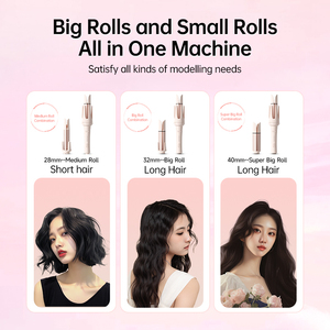 Rizador de pelo automático de 32 mm, rizador de cerámica con rotación automática, rizador profesional de 40 mm, varita <span class=keywords><strong>para</strong></span> rizar el cabello, regalo. - Product Image 3