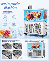 Machine commerciale de fabrication de bâtonnets de glace, machine à sucettes glacées, machine à popsicles, machine à glaces en acier inoxydable, distributeur de glaces