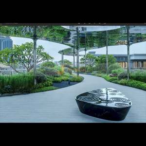 ANW9587 Sculpture 3D Art Déco Personnalisée en Acier Inoxydable pour Décoration Extérieure de Parc et Aménagement Paysager – Projet Anniversaire - Product Image 5