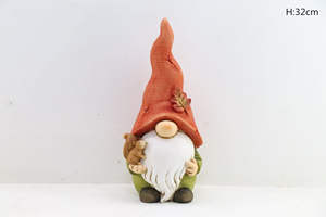 Gnomos de Jardín en Oferta 2024, Estatua de Gnomo con Forma de Hongo y Calabaza, Regalo de Acción de Gracias, Luz Solar, Adornos de Resina para Jardín - Product Image 5