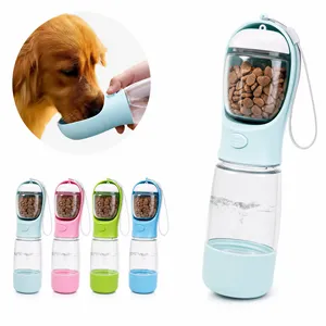 Bottiglia d'Acqua e Ciotola per Cibo 3-in-1 Portatile per Cani, Ciotola da Viaggio Antigoccia per <span class=keywords><strong>Bulldog</strong></span> Francesi e Cani di Taglia Media - Product Image 1