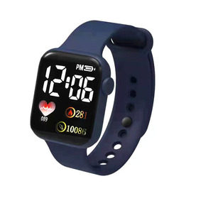 Orologio Digitale LED Elettronico alla Moda, Orologio Sportivo Quadrato per Bambini e Studenti con Quadrante in Vetro, Cronografo e Cinturino in Plastica - Product Image 6