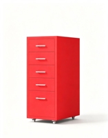 Armoire de rangement mobile multi-niveaux en acier, robuste, durable, facile à nettoyer, armoire de bureau