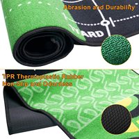 JGPM001 tapis d'entraînement de Simulation d'herbe d'intérieur et d'extérieur de haute qualité, tapis vert de mise de Golf en caoutchouc