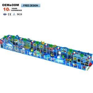 Blue Commercial Soft Play <b>Set</b> Children's Favorite Indoor Playground & Restaurant Foam Material for Amusement Parks - Product Image 2