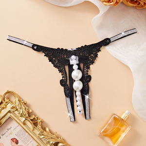 Tanga Sexy con Cuentas de Poliéster Grueso para Estimulación Femenina en Ocasiones Especiales - Product Image 5
