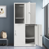 Maison moderne utilisant l'armoire de chambre à coucher armoire de stockage en métal de couleur de taille personnalisée armoire de casier