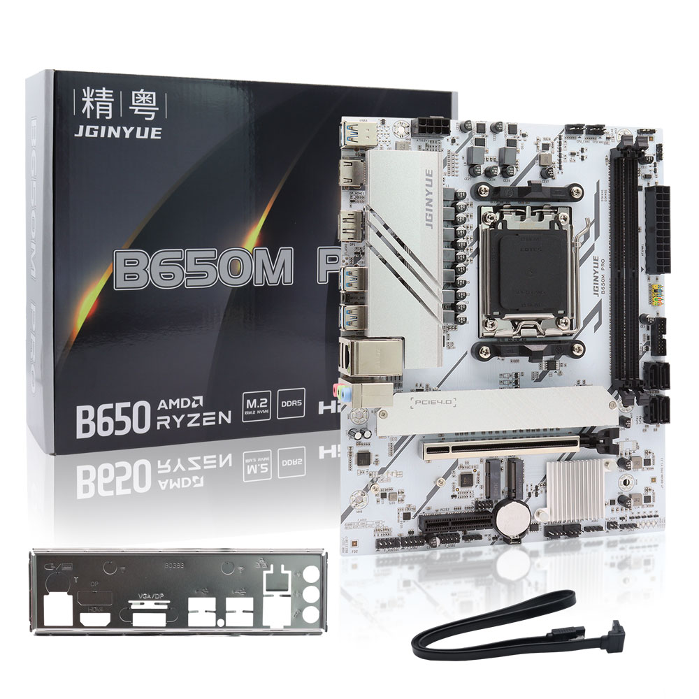 JGINYUE B650M-GAMING PLUS Micro ATX Motherboard for AMD AM5 Ryzen