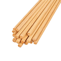 Brochettes jetables en bambou résistantes à la chaleur 3,5 mm x 50 cm, écologiques, pour barbecue, viande, fruits/en-cas, emballage personnalisé