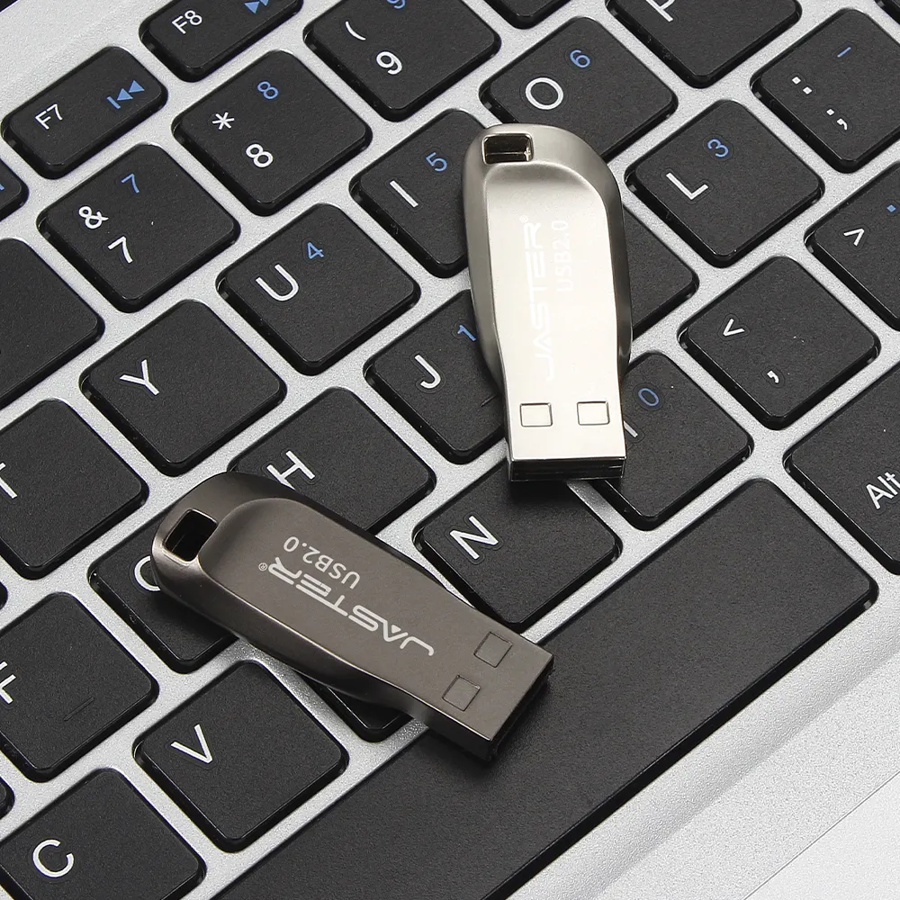 فلاش USB عالي السرعة مخصص بسعر الجملة 4 جيجابايت 8 جيجابايت 16 جيجابايت 32 جيجابايت 64 جيجابايت محرك أقراص فلاش USB محرك أقراص معدني OEM