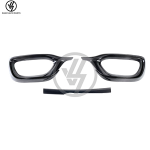 Kit carrosserie W223 2021-2014, mise à niveau S580 S680, lèvres de pare-chocs avant en fibre de carbone OEM pour Mercedes W223 Classe S MBH Bodykit - Product Image 6