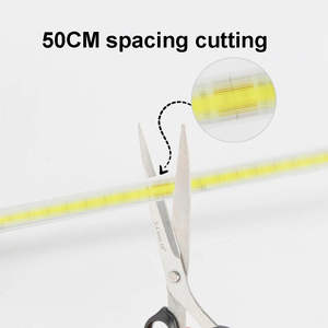 Bande <span class=keywords><strong>LED</strong></span> COB 10W/m Flexible Haute Densité Lumière Uniforme CRI 90+ Largeur 8mm <span class=keywords><strong>Ruban</strong></span> <span class=keywords><strong>LED</strong></span> 296 <span class=keywords><strong>LED</strong></span> Bande <span class=keywords><strong>LED</strong></span> 110V <span class=keywords><strong>220V</strong></span> pour Décoration Intérieure - Product Image 5