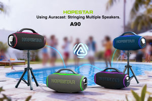 Новинка! HOPESTAR A90 — мощная портативная беспроводная Bluetooth-колонка 700 Вт для улицы, водонепроницаемая, с поддержкой TWS, для вечеринок и караоке, RGB-подсветка, AUX - Product Image 5