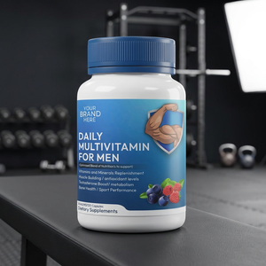 Cápsulas de Multivitaminas Diarias de Marca Privada, Cuidado de la Salud Ayurvédico, Antienvejecimiento, Desarrollo Muscular, 2 Cápsulas Diarias, Vida Útil de 2 Años - Product Image 3