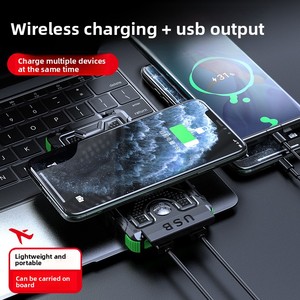 Power Bank Solare Multifunzione ZL201 da 10000mAh per Esterni, Impermeabile IPX5, con Ricarica Wireless - Modello Privato Transfrontaliero - Product Image 3